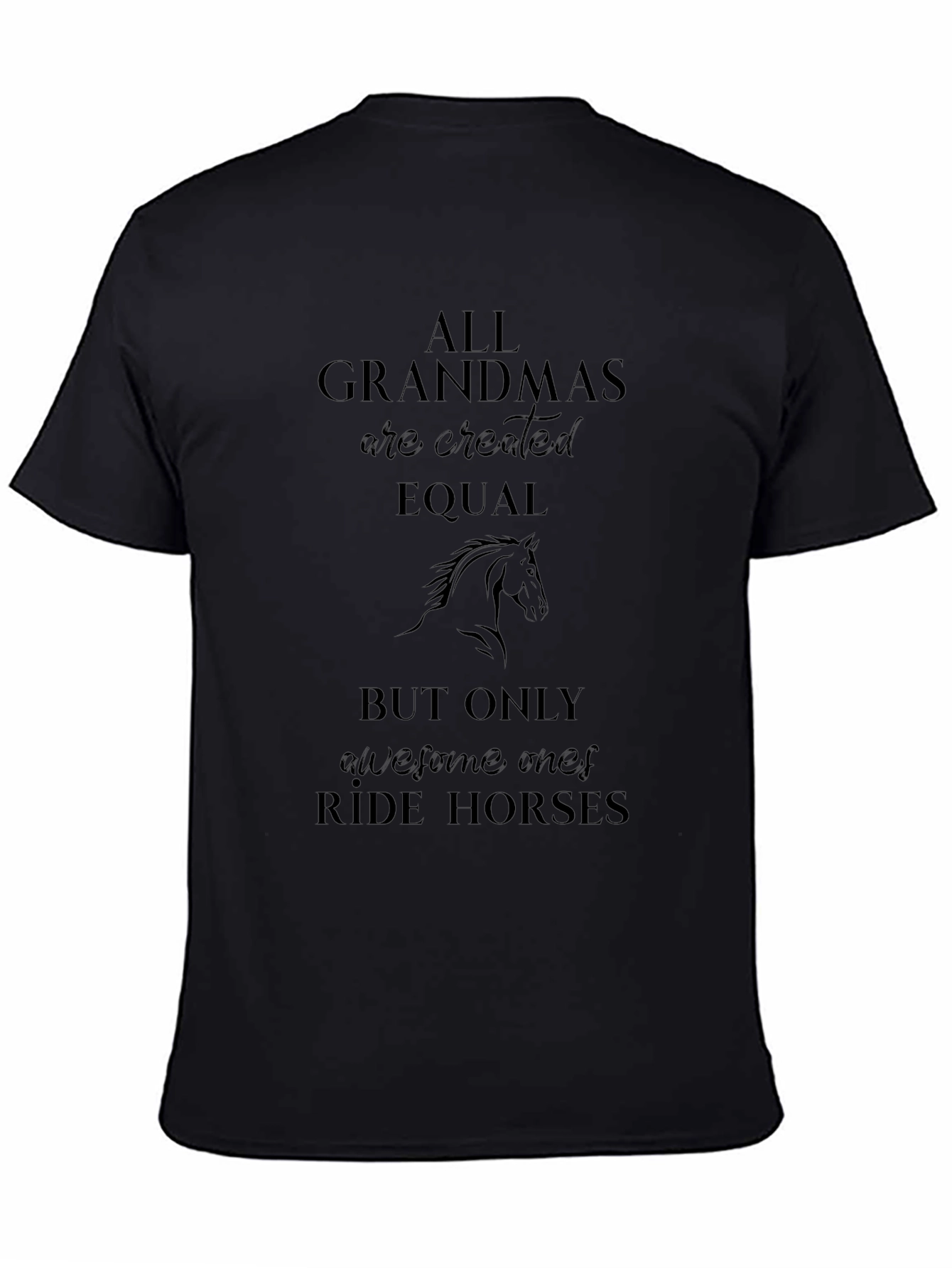 Grandma Horse Rider Graphic Tee