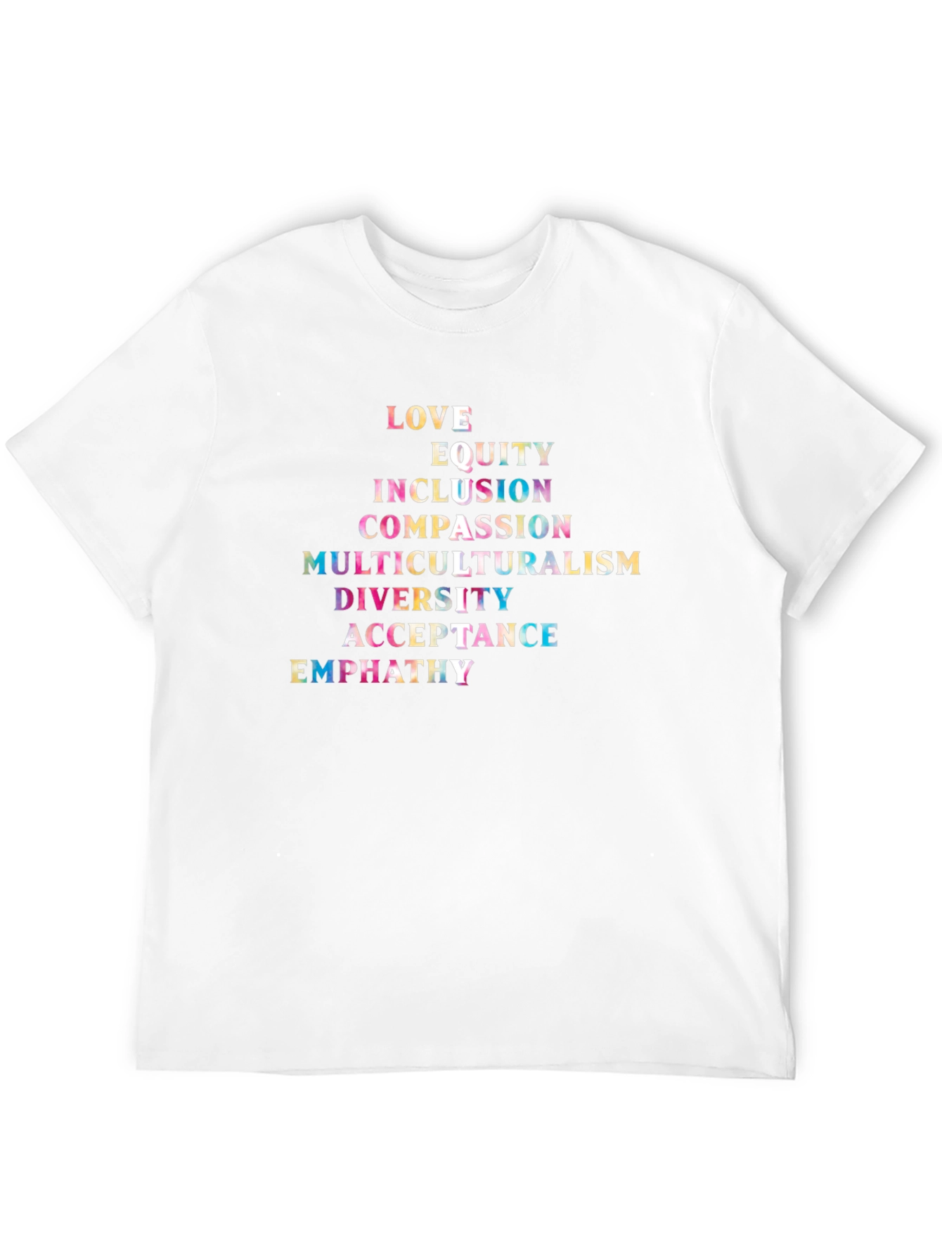Love Equity Inclusion Graphic Tee - Black Cotton Blend