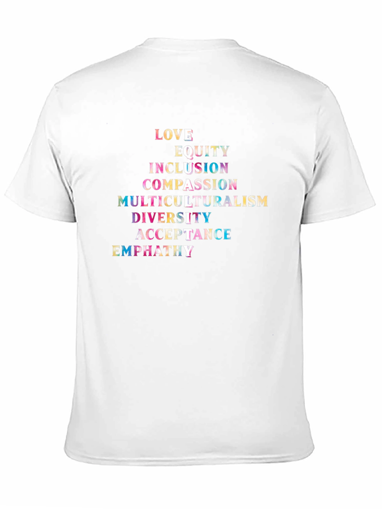 Love Equity Inclusion Graphic Tee - Black Cotton Blend