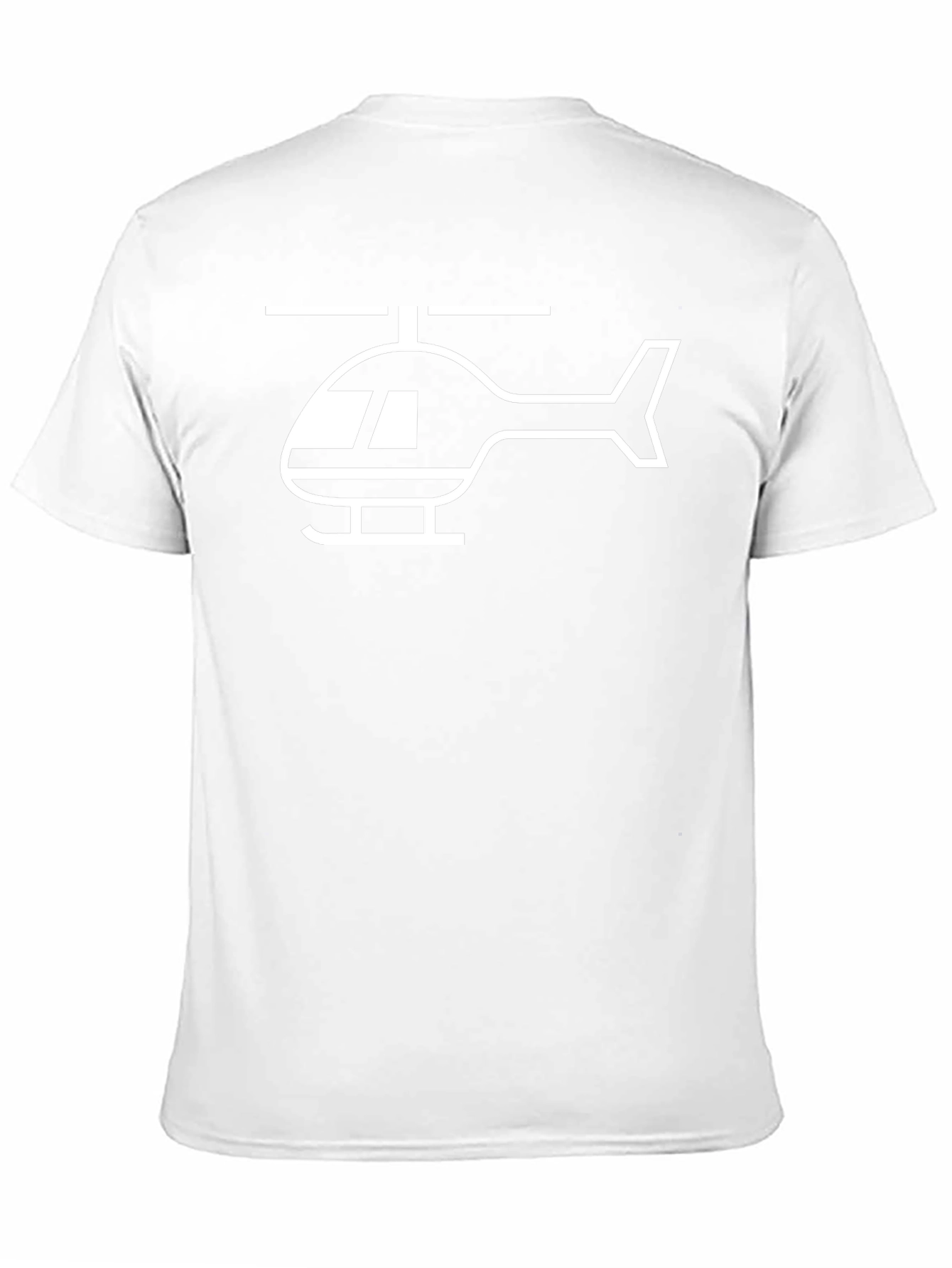 Black Helicopter T-Shirt - Aviation Enthusiast Tee