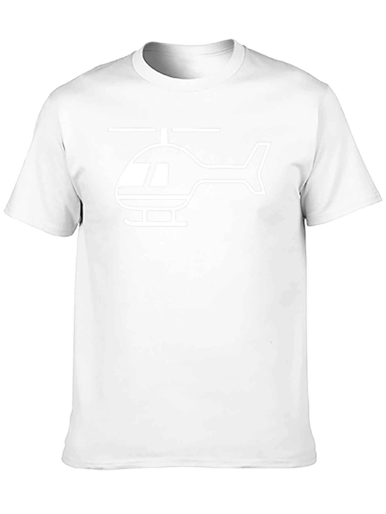 Black Helicopter T-Shirt - Aviation Enthusiast Tee