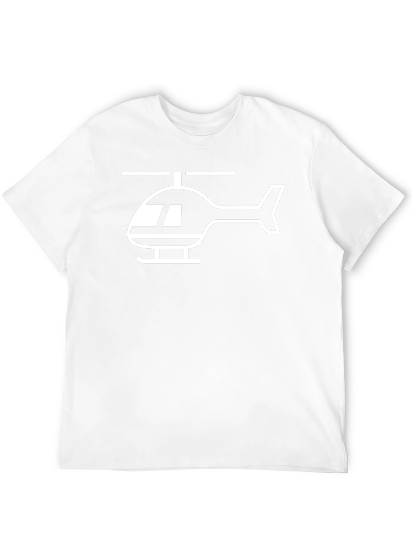 Black Helicopter T-Shirt - Aviation Enthusiast Tee