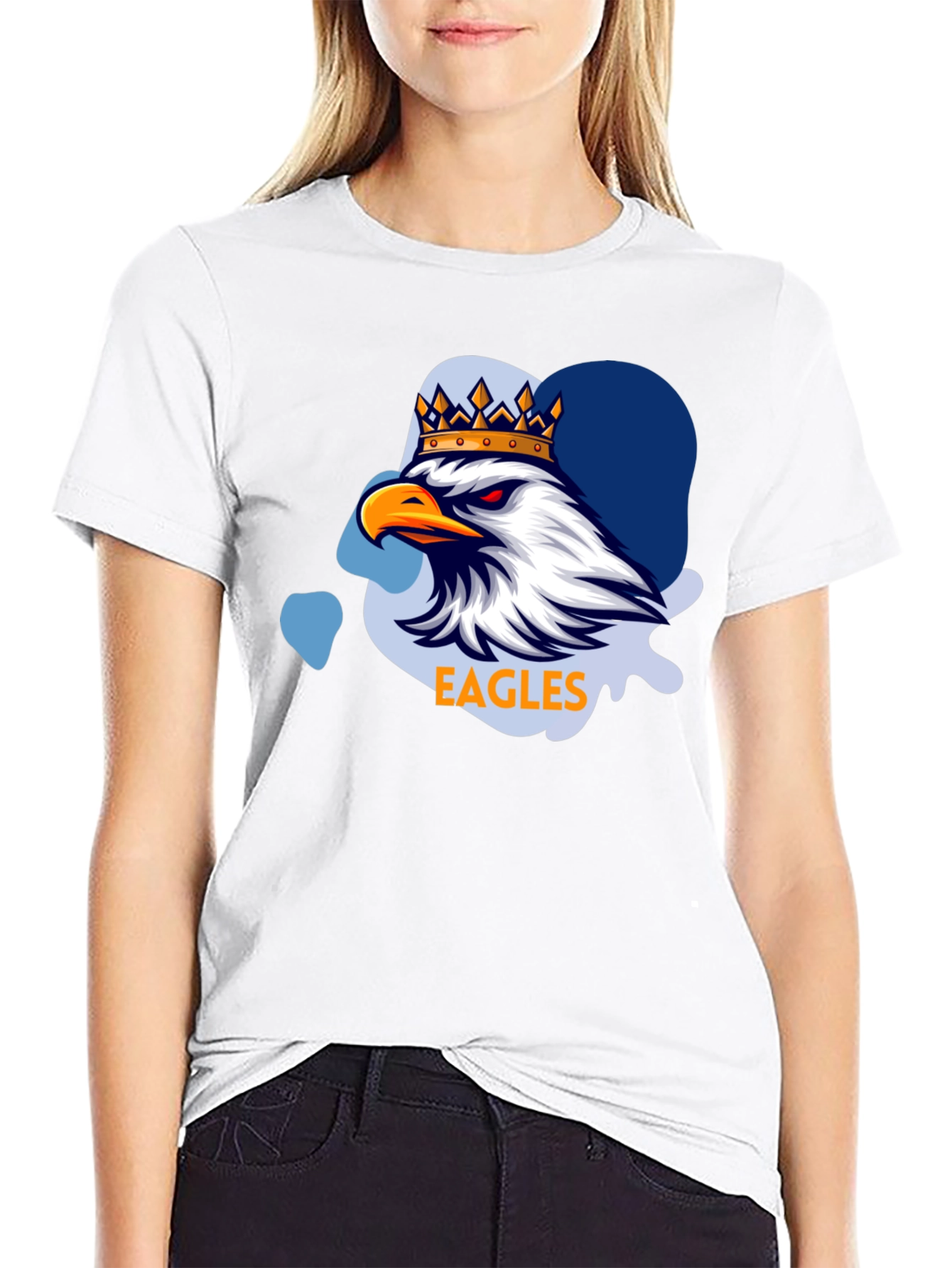 Eagles Crown Graphic Tee - Black T-Shirt