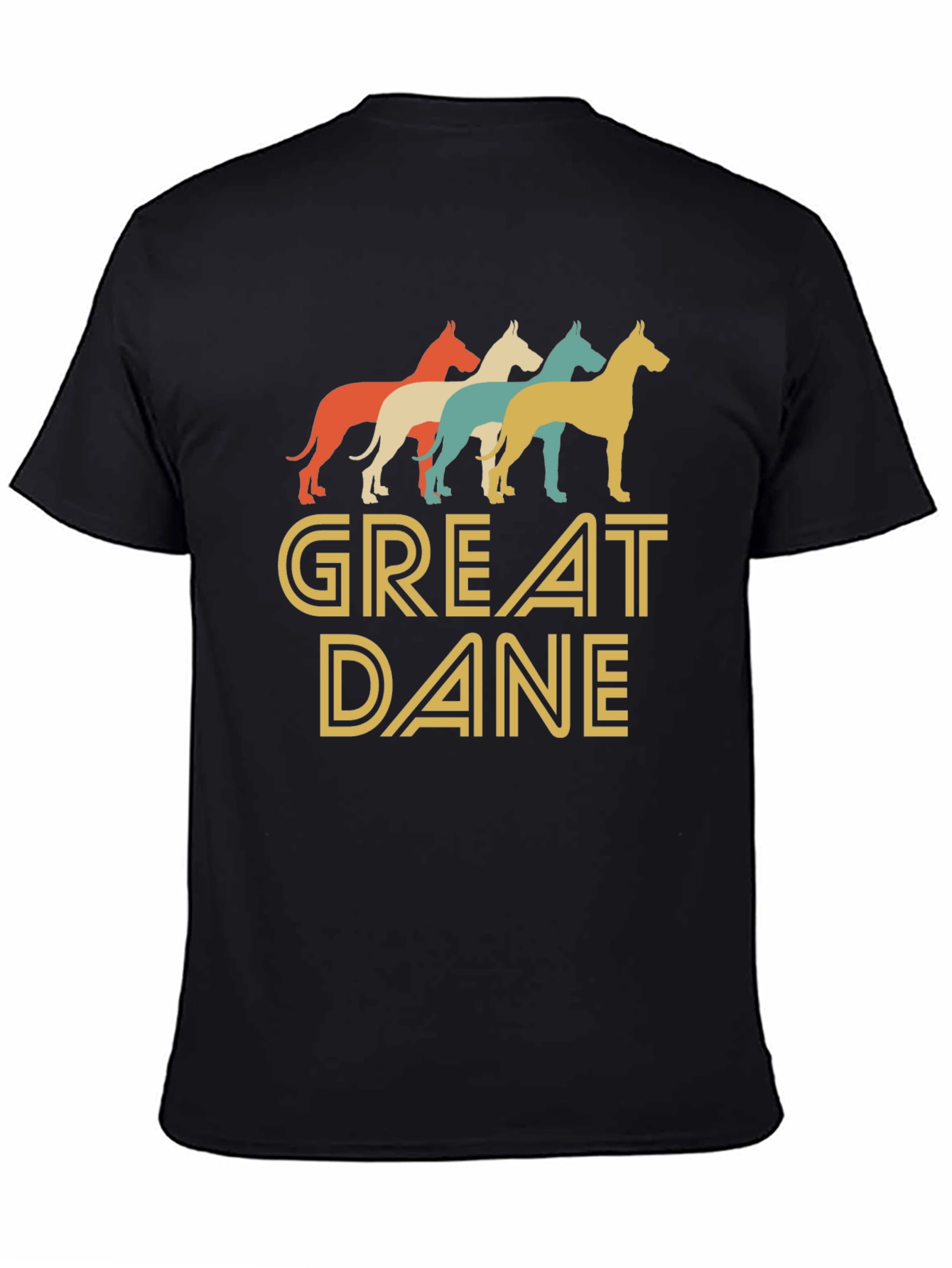 Great Dane T-Shirt Retro Dog Lover Tee