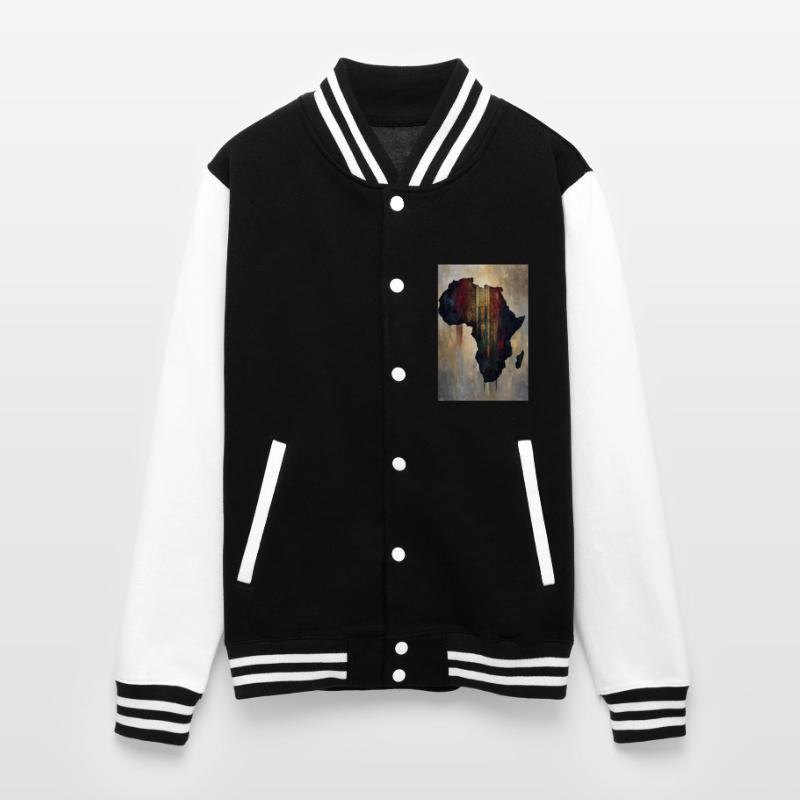 Africa Map Tribal Art Print