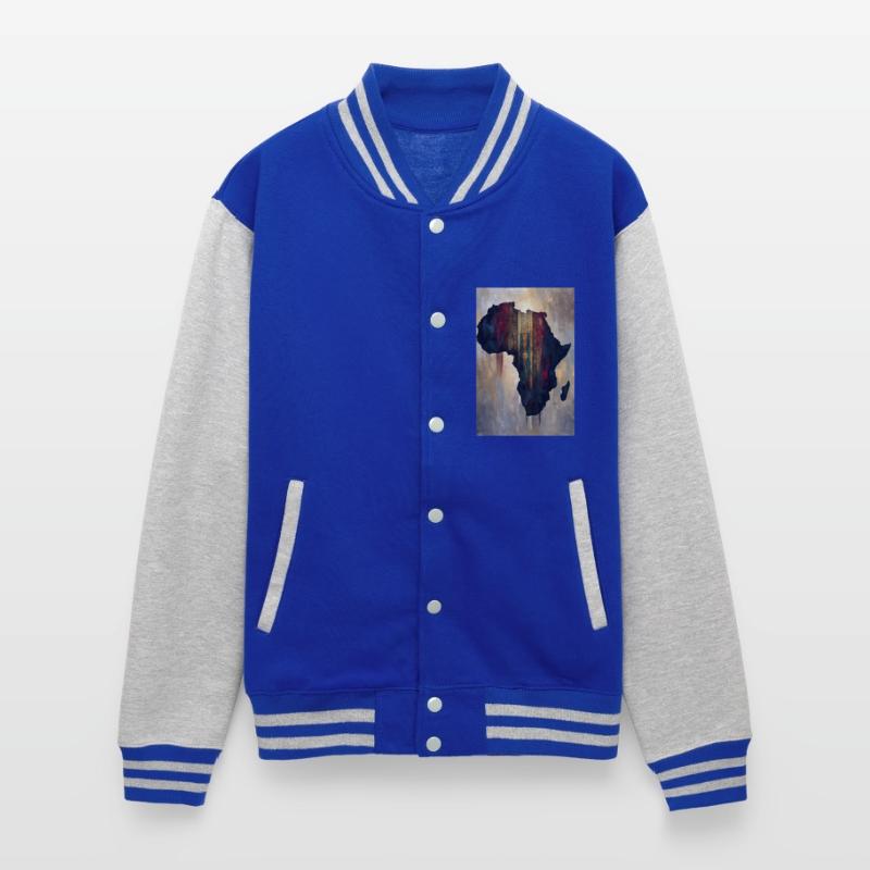 Africa Map Tribal Art Print