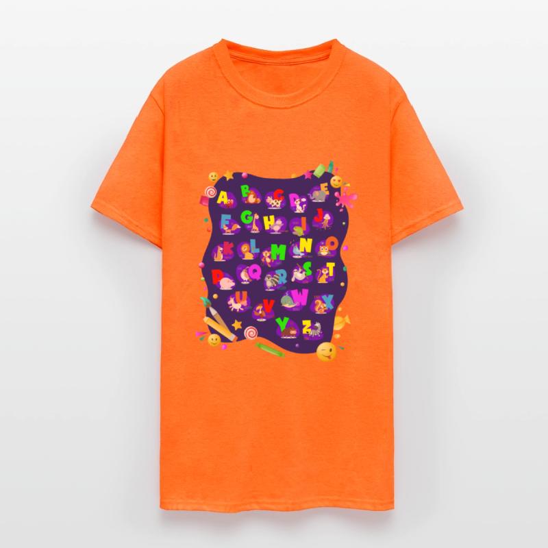 Alphabet Animals School Start Girls Boys