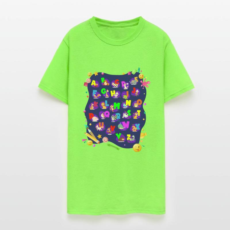 Alphabet Animals School Start Girls Boys