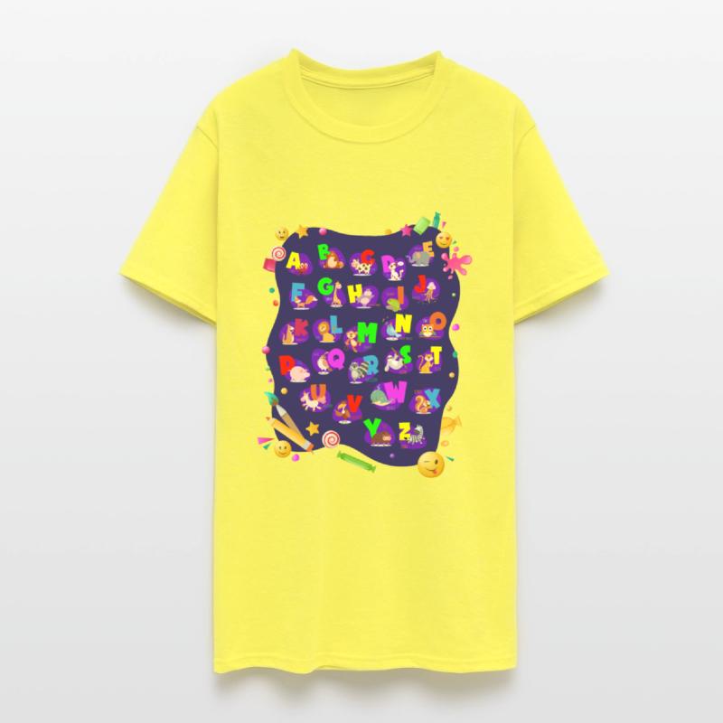 Alphabet Animals School Start Girls Boys