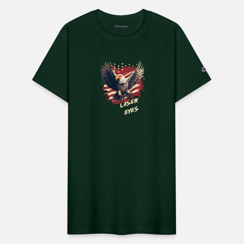 American Eagle Bitcoin Laser Eyes