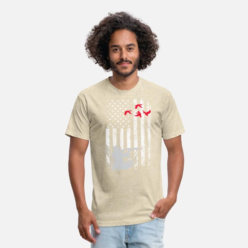 American Flag Patriotic Duck Hunting Waterfowl