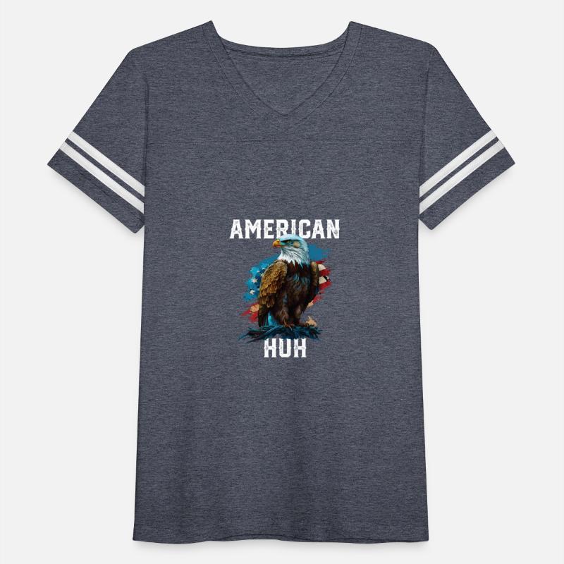 American Huh USA Flag Patriotic American Bald