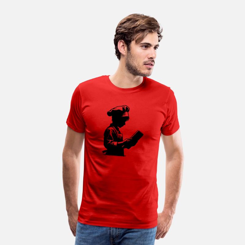 Apprentice Chef And Hobby Baker Silhouette