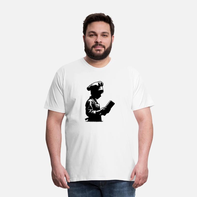 Apprentice Chef And Hobby Baker Silhouette