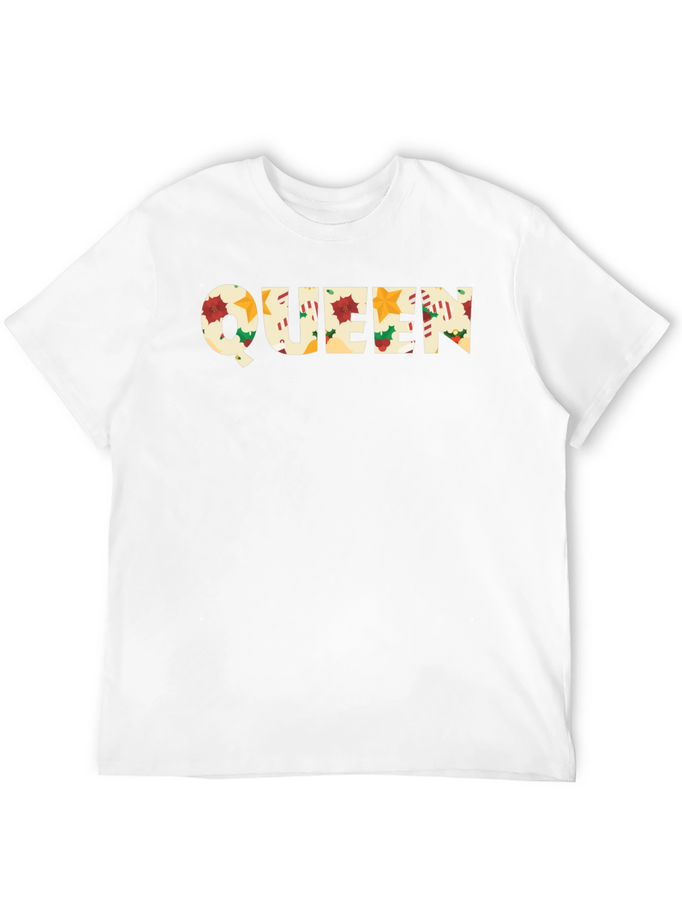 Queen Christmas Pattern T-Shirt
