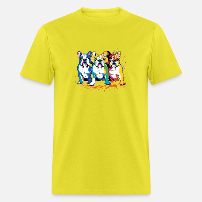 Art 3 dog play wator color cute