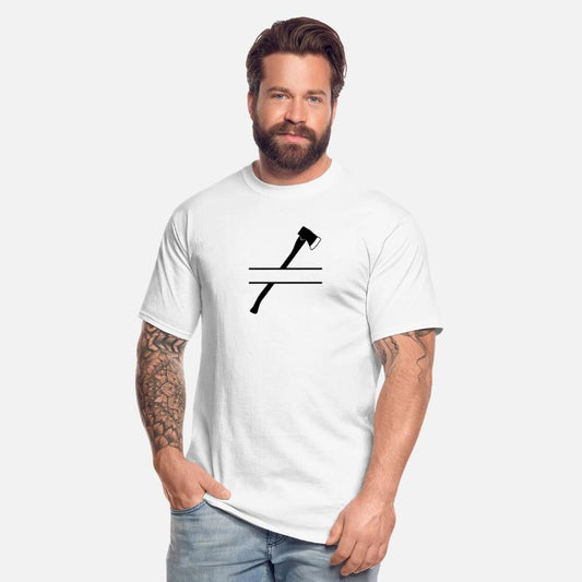 Axe banner woodcutter