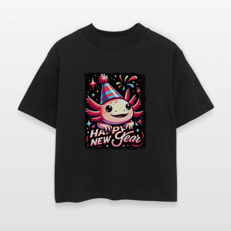 Axolotl New Year's Eve Celebration Wish