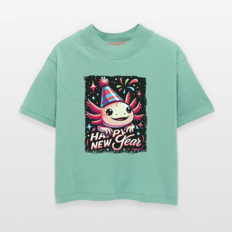 Axolotl New Year's Eve Celebration Wish