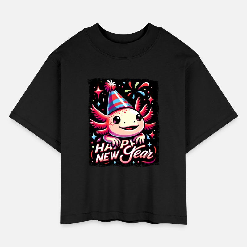 Axolotl New Year's Eve Celebration Wish