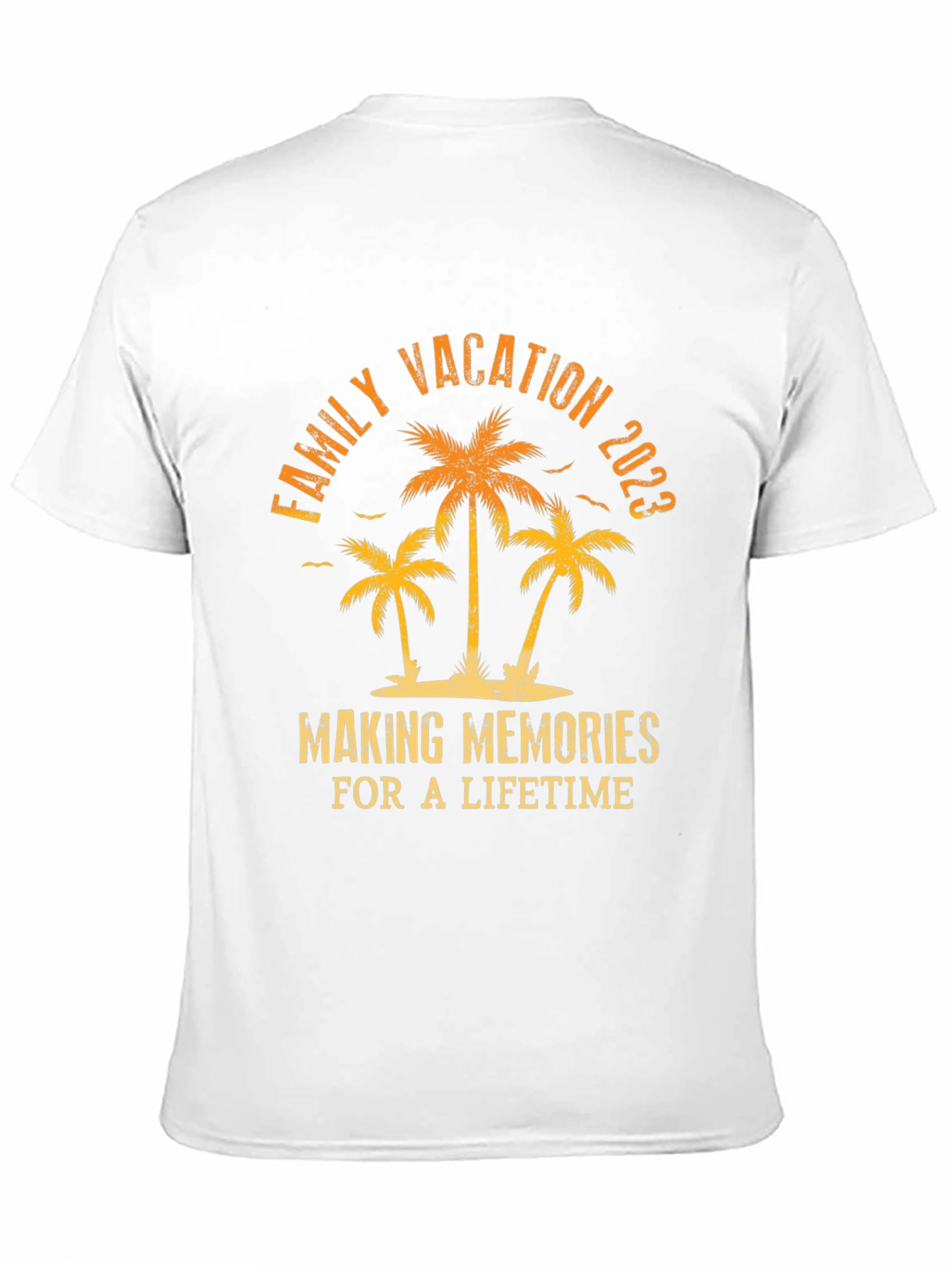 Family Vacation 2023 T-Shirt Palm Tree Graphic Tee