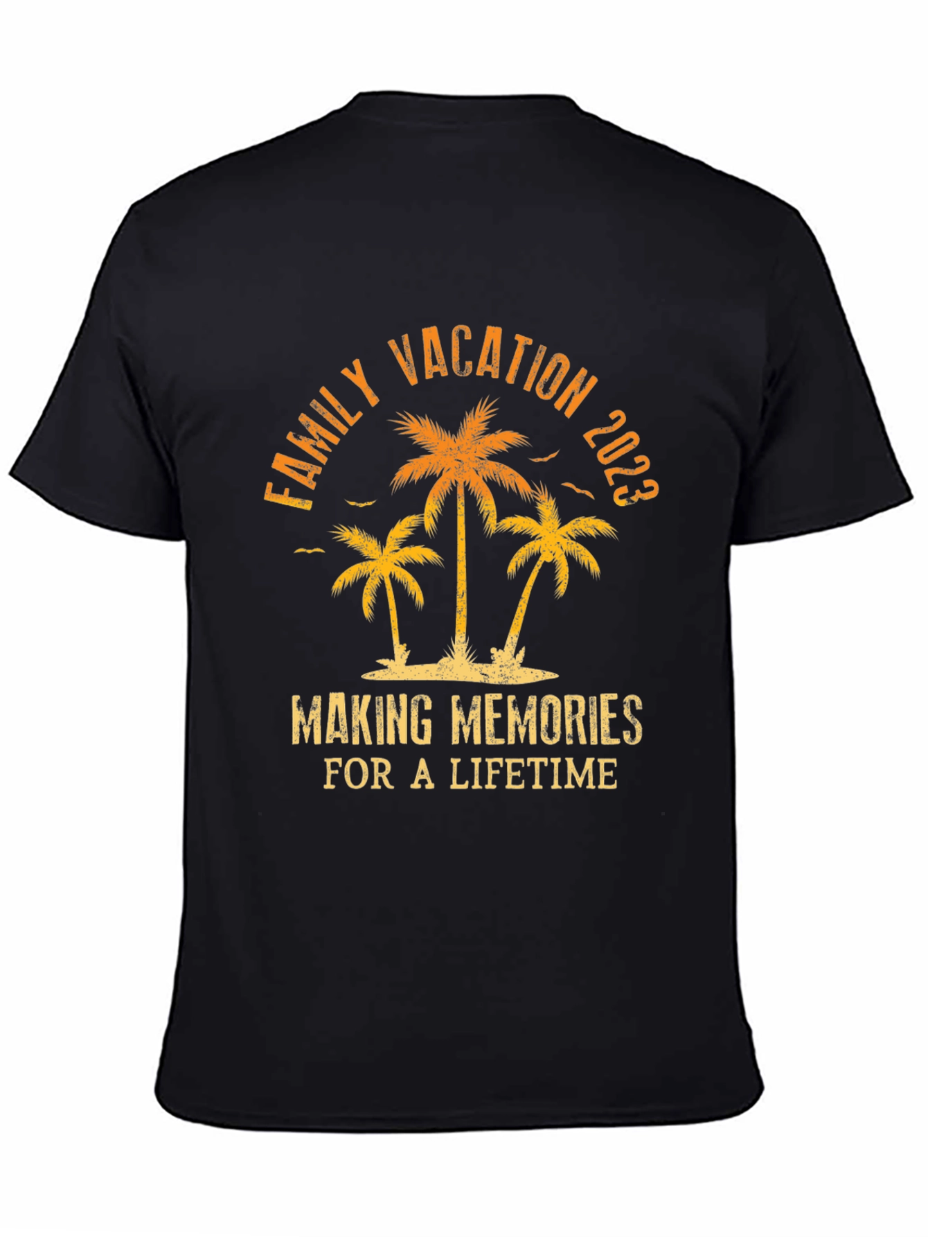 Family Vacation 2023 T-Shirt Palm Tree Graphic Tee