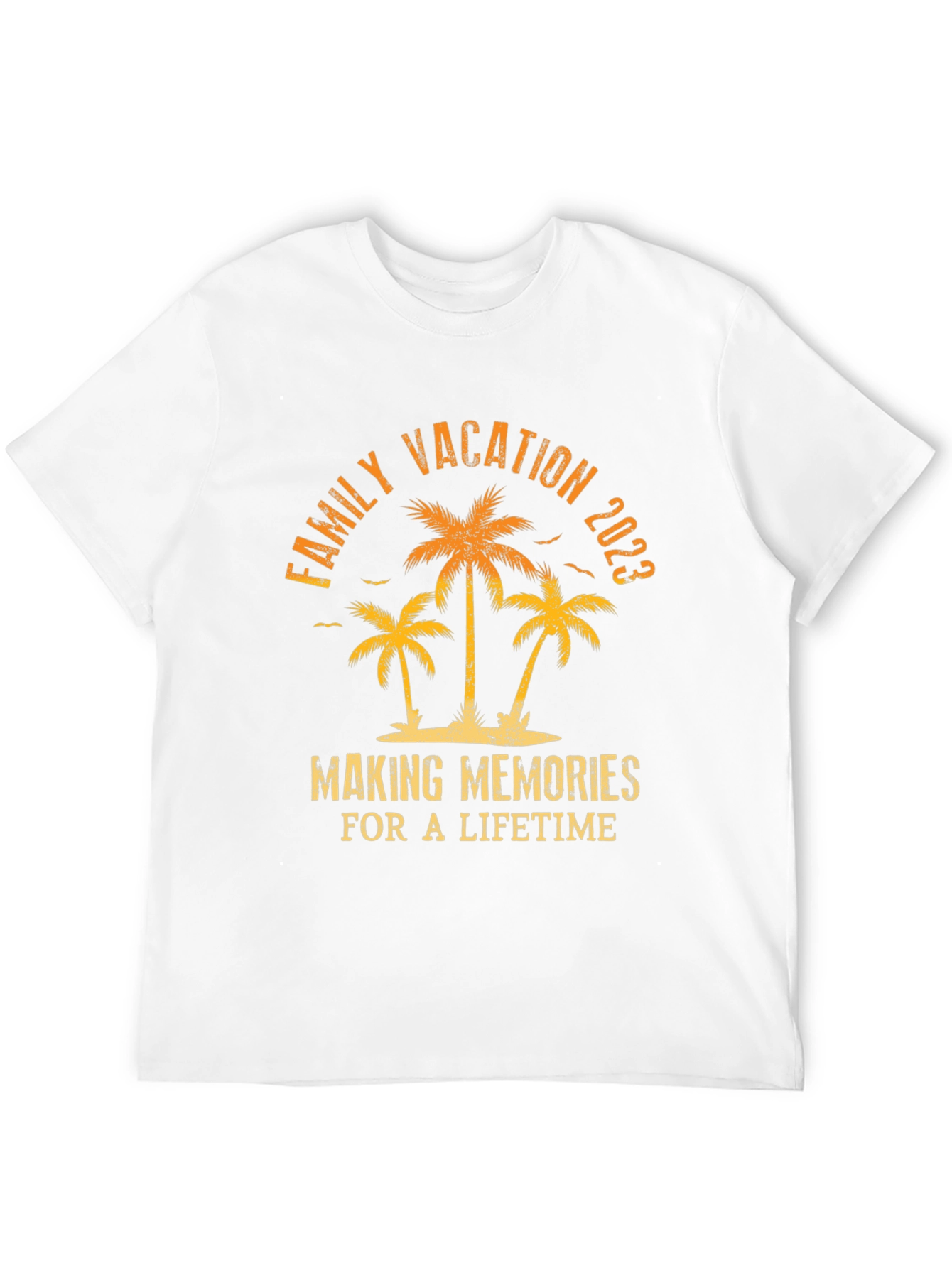 Family Vacation 2023 T-Shirt Palm Tree Graphic Tee