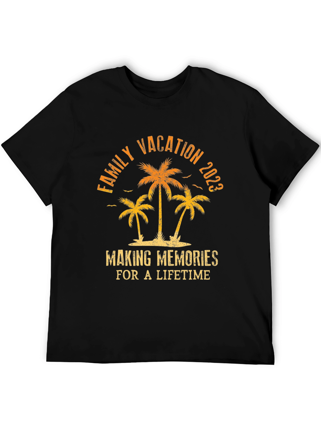 Family Vacation 2023 T-Shirt Palm Tree Graphic Tee