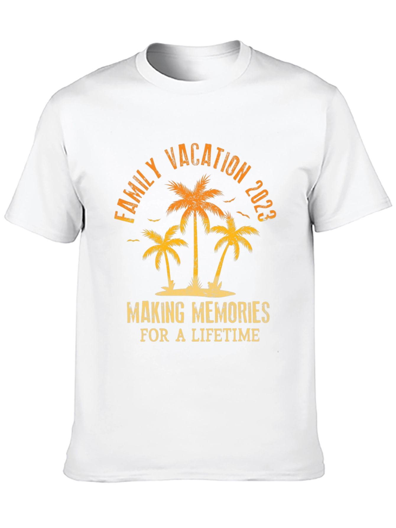 Family Vacation 2023 T-Shirt Palm Tree Graphic Tee