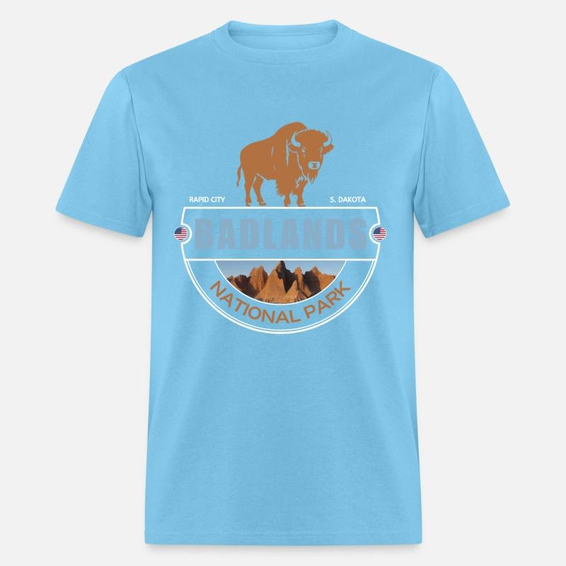 Badlands national park s.dakota bison for campers
