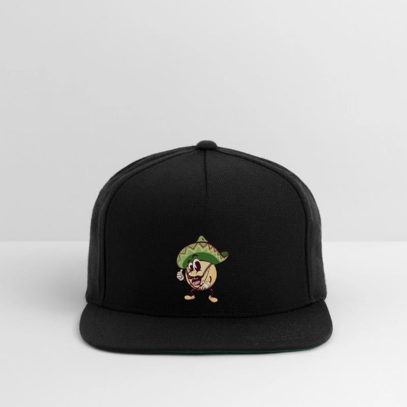 baseball cartoon wearing sombrero with thumb up