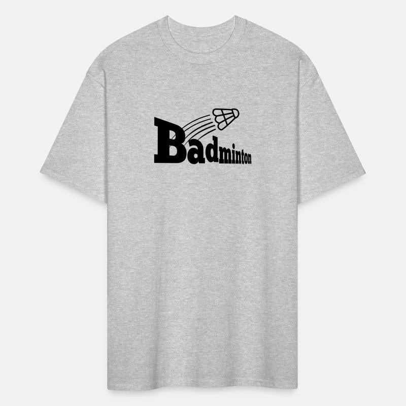 Batminton perspective with flying shuttlecock