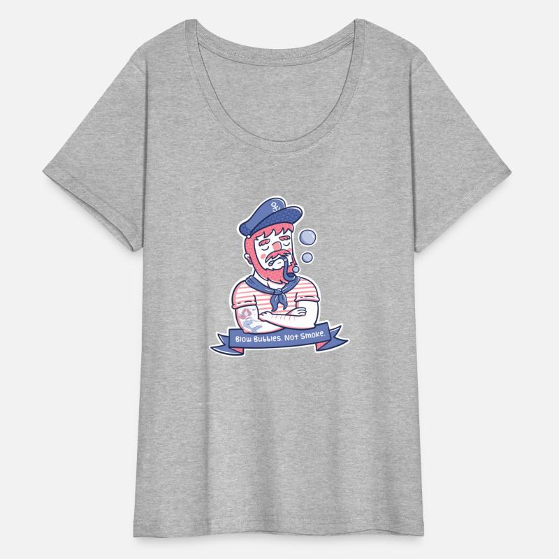 Bearded Sailor Blow Bubbles Not Smoke