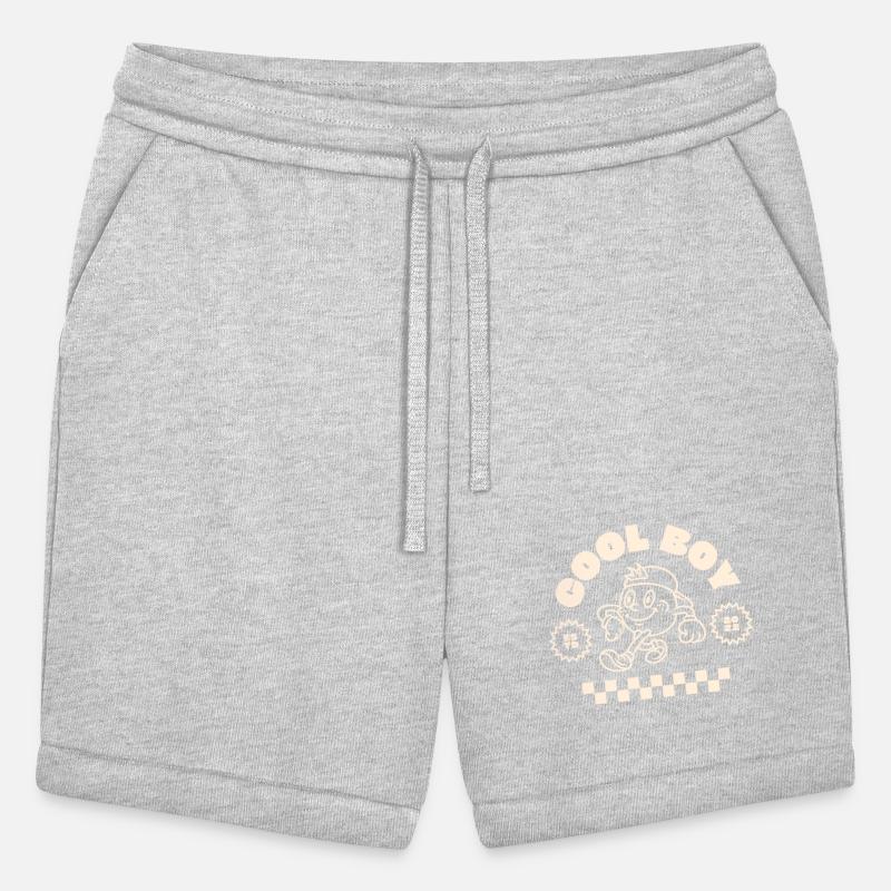 Beige Retro Mascot Cool Boy