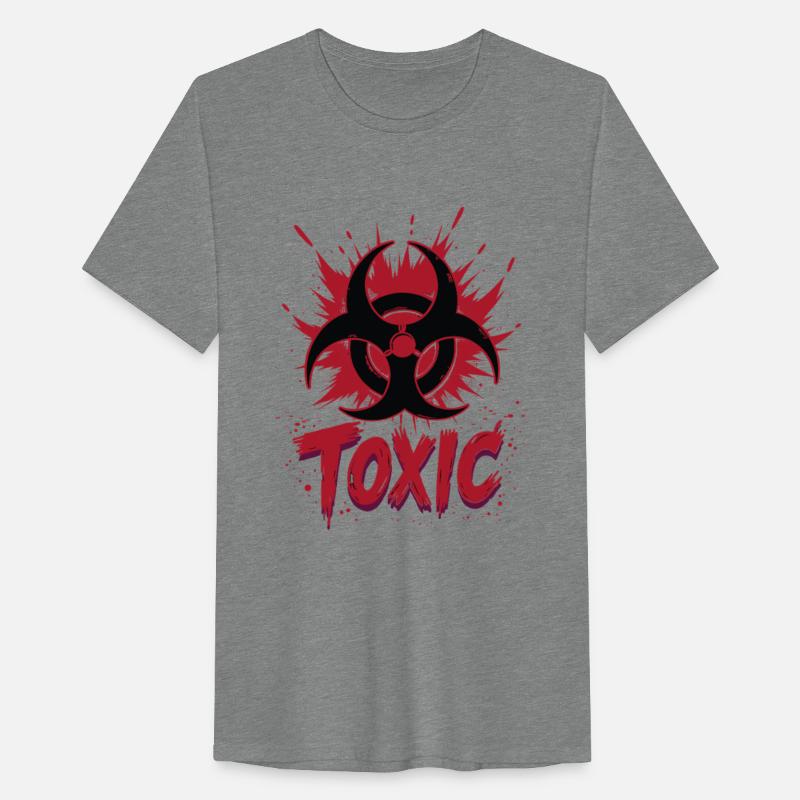 Biohazard Symbol Toxic Grunge Style