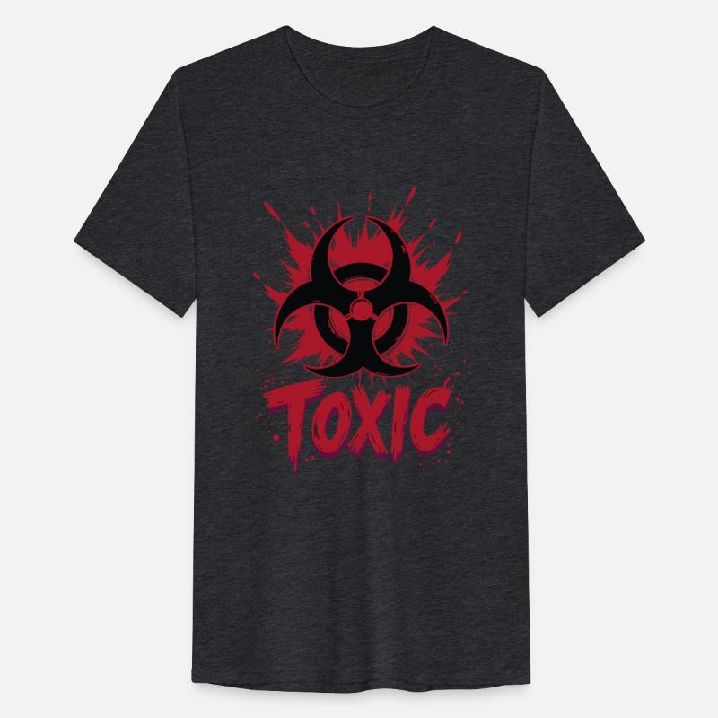 Biohazard Symbol Toxic Grunge Style