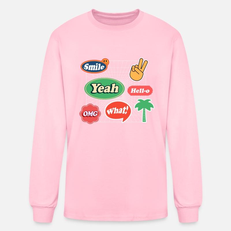 Black and Pink Modern Sticker T Shirt