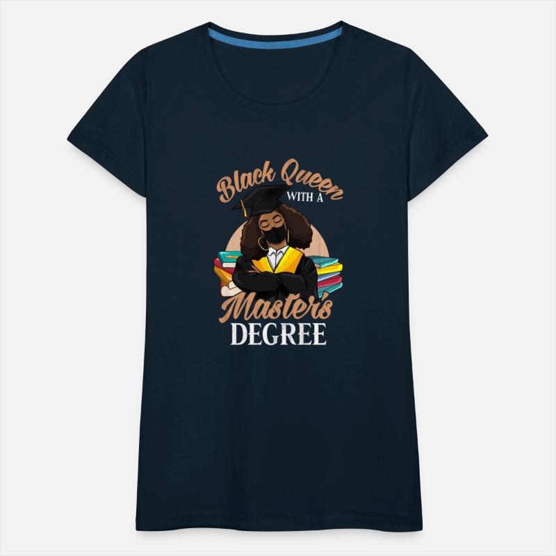 Black Queen With A Masters Degree Graduation