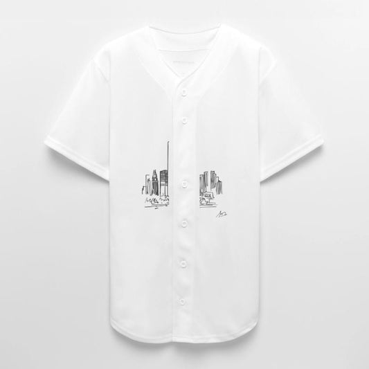 Black & White Line Drawing Of Iconic Twin Towers