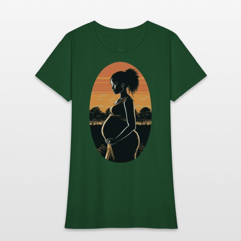 Black woman, black women, pregnant black woman