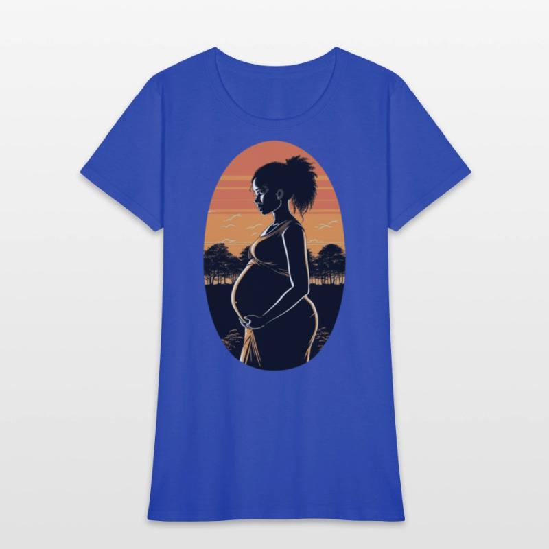 Black woman, black women, pregnant black woman