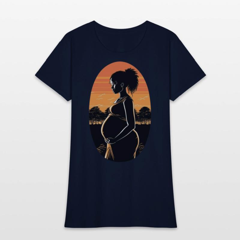 Black woman, black women, pregnant black woman