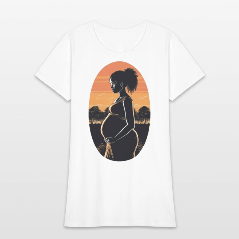 Black woman, black women, pregnant black woman