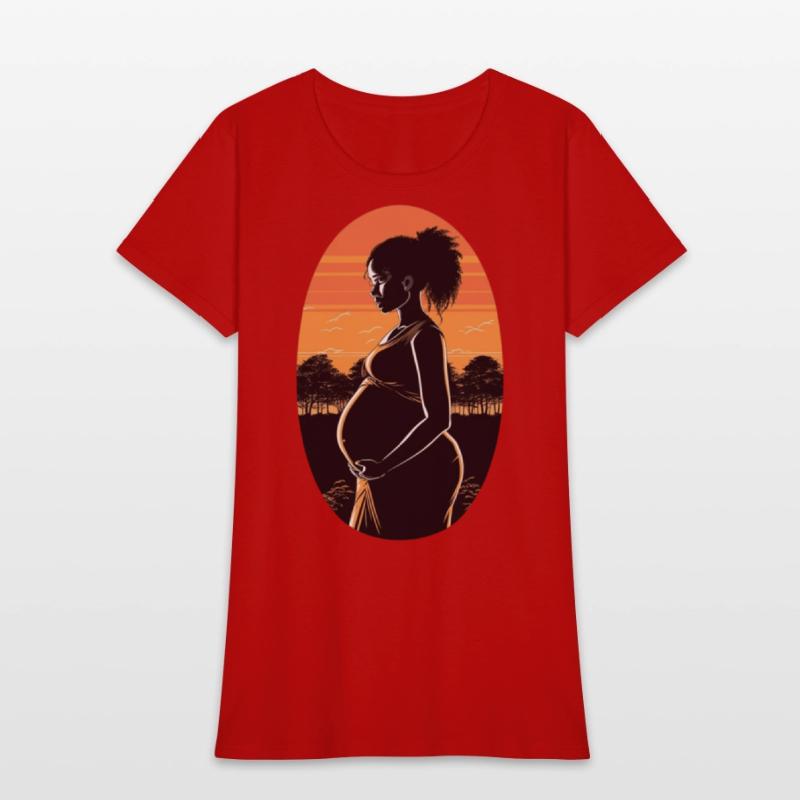 Black woman, black women, pregnant black woman