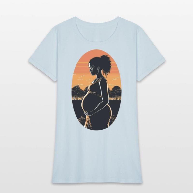 Black woman, black women, pregnant black woman