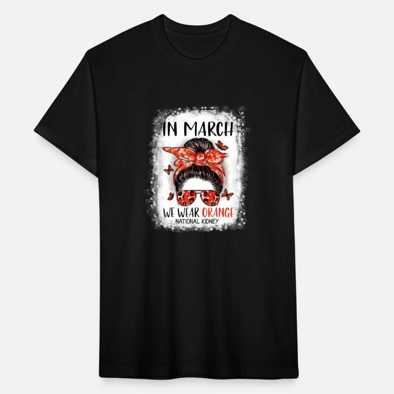 Bleached In March We Wear Orange National Ney