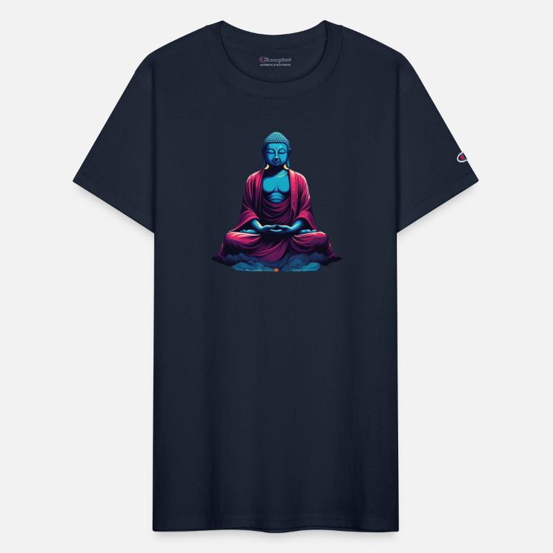 Blue Buddha in Meditation Pose Non duality