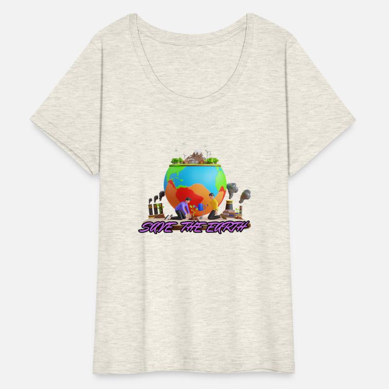 Bold save the earth T Shirt