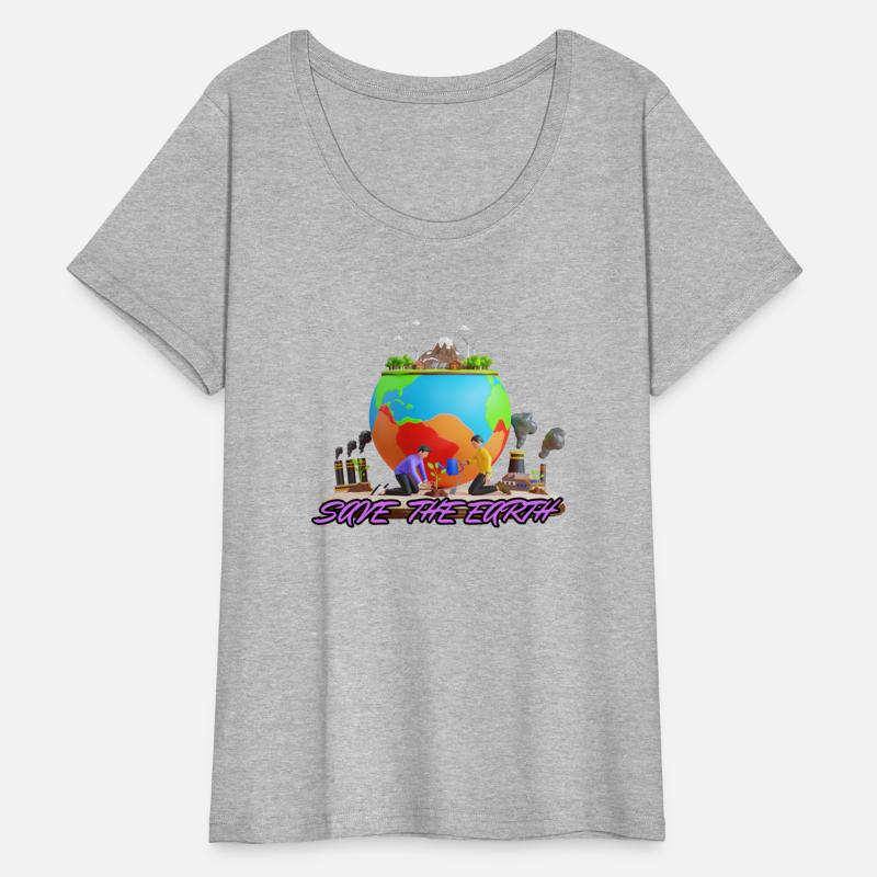 Bold save the earth T Shirt