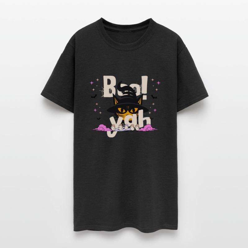 Boo Yah Black Cat Conjures Ghosts on Halloween